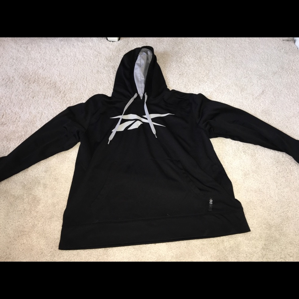Black Reebok sweatshirt